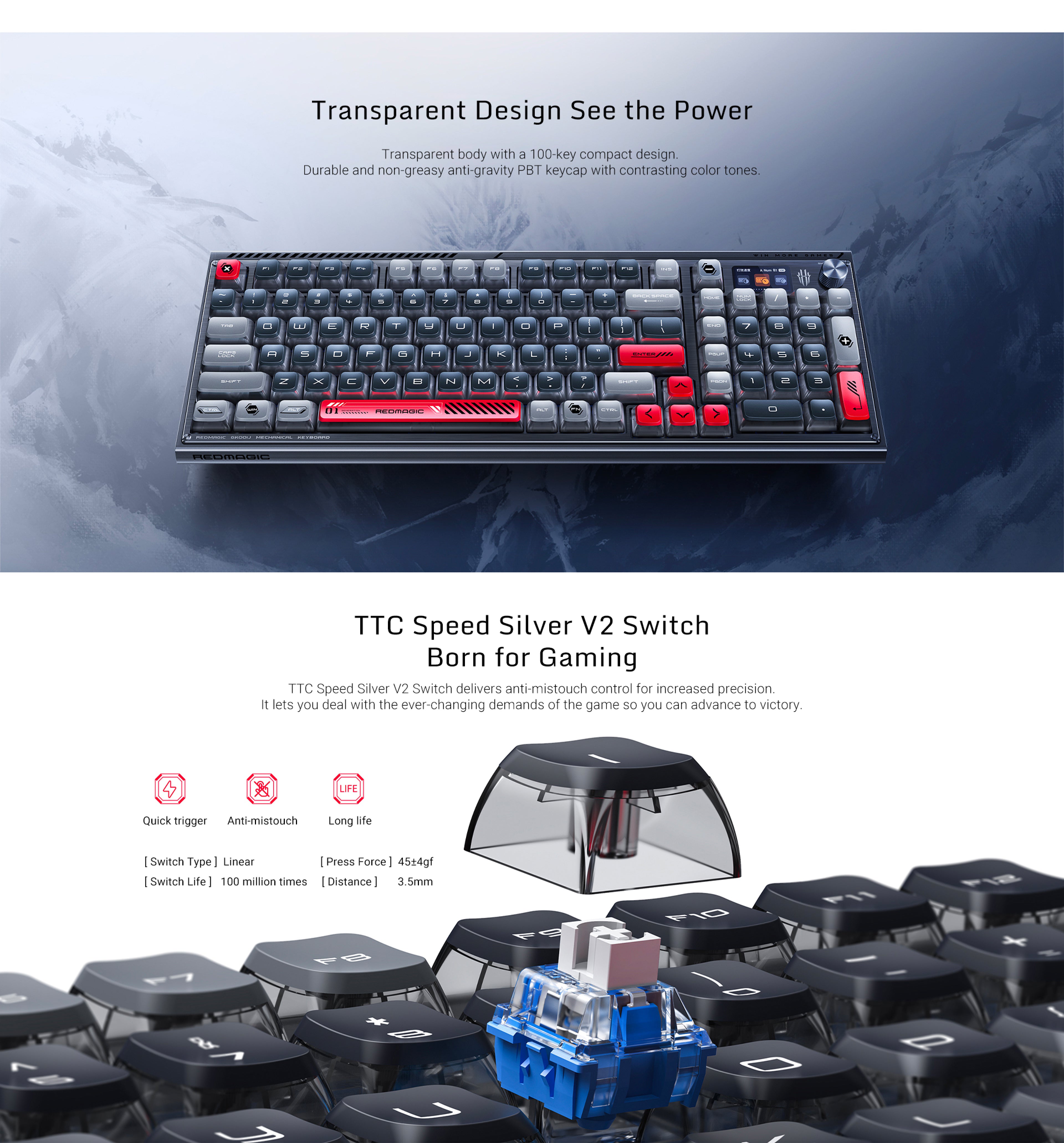 REDMAGIC Mechanical Keyboard - REDMAGIC Tech (US) – REDMAGIC (INTL)
