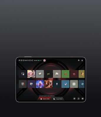 REDMAGIC Astra Game Space gives quick access to your games and more powerful features.